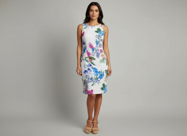 matki chrzestnej sukienka na komunię: Blue, Sukienka damska, rozmiar L