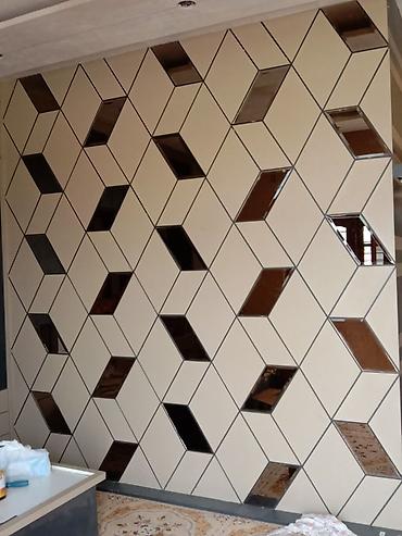 3d şəkillər: 3D dekorativ divar panelləri - Material: yüngül və davamlı 3D — 5