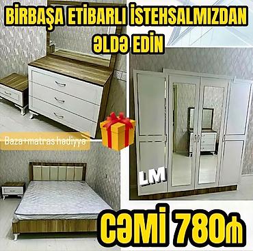 mebel alan usta: İkinəfərlik çarpayı, Dolab, Yeni — 1