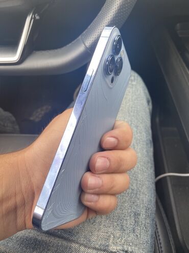 xiaomi mi11 t: IPhone 13 Pro Max, 512 GB, Sierra Blue, Qırıq