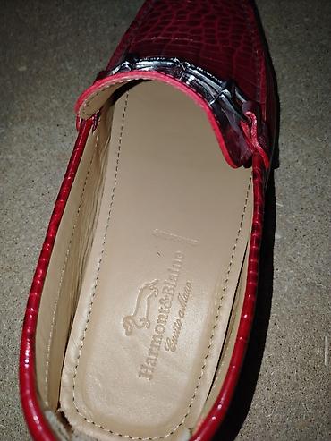 Мокасины и лоферы: Qırmızı rəngli kişi loaferləri – Harmont & Blaine - Model: Loafer — 5
