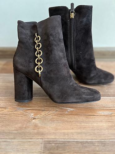 Сапоги: Сапоги натуральная замша 37-38 размер Бренд Люкс VIA SPIGA Новые, ни — 4