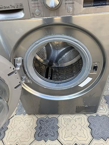 Кир жуучу машиналар: Стиральная машина LG Inverter Direct Drive 7 кг с паром (Steam) - — 2