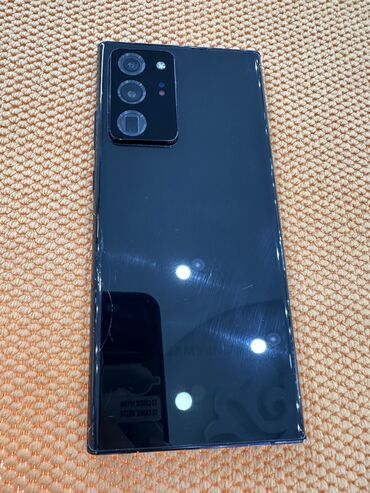 ретро телефоны: Samsung Galaxy Note 20 Ultra, Б/у, цвет - Черный, 2 SIM