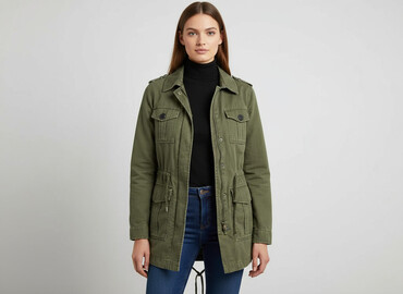 kurtka zimowa do sukienki: New Look, Parka damska, rozmiar XS