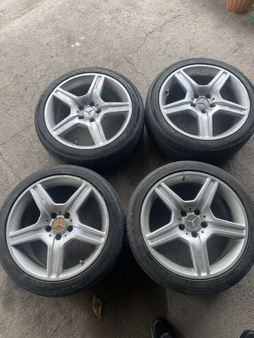 журок котор: Дөңгөлөктөрү толук 245 / 40 / R 18, Жай, Колдонулган, Комплект, Жеңил унаалар, Куйма, тешиктери - 5