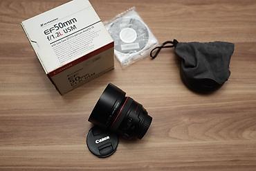 Foto və videokameralar: Canon EF 50mm f/1.2L USM obyektiv -Canonun ən ideal linzalarından — 7