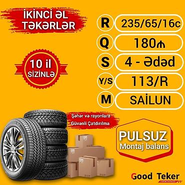 215 55 16 type 1 per page 40: İşlənmiş Şin Sailun 235 / 65 / R 16 — 6