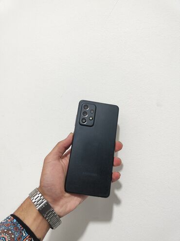 qız telefon nömrələri: Samsung Galaxy A52, 128 ГБ, цвет - Черный, Кнопочный, Отпечаток пальца