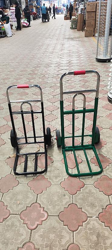 Садово-строительные тачки и тележки: Садово-строительная тачка и тележка, Стальная, Двухколесная, Новый, В розницу — 8