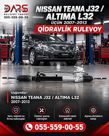 Рулевая часть: 🔥 NISSAN TEANA J32 / ALTIMA L32 ÜÇÜN 2007–2013 MODEL QİDRAVLİK RULEVOY — 1