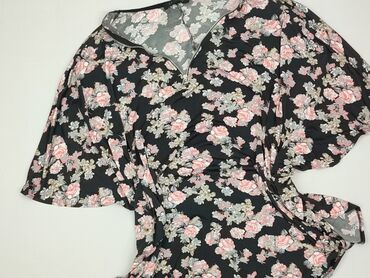 spodnie hello kitty piżama czarne: Women's blouse, size XL (EU 42)