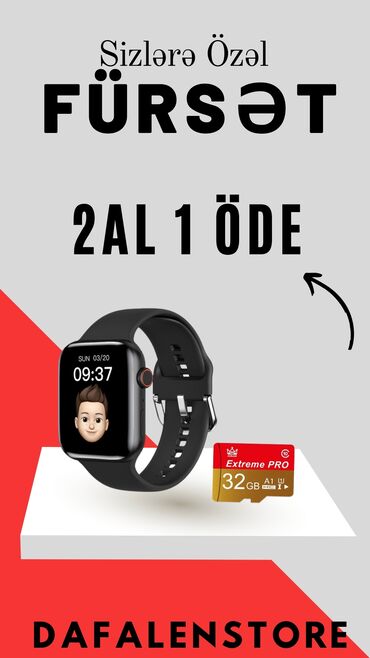 Şəxsi əşyalar: ⌚ Smart Watch ⌚ Və Yaddaş kartı ☑️ Məhsul yenidir ☑️ Bağlı at lalafo.az Şəxsi əşyalar: ⌚ Smart Watch ⌚ Və Yaddaş kartı ☑️ Məhsul yenidir ☑️ Bağlı