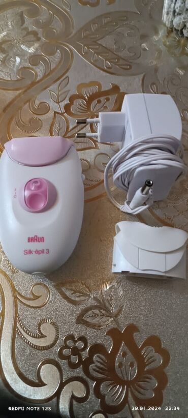 alizz professional epilator: Epilyator, Üz üçün, İşlənmiş, Ünvandan götürmə