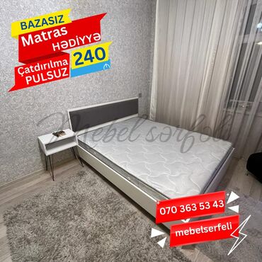 Sifarişlə çarpayılar: Carpayilara endirim etdik Her bir modelin reng secimi var Catdirilma — 2