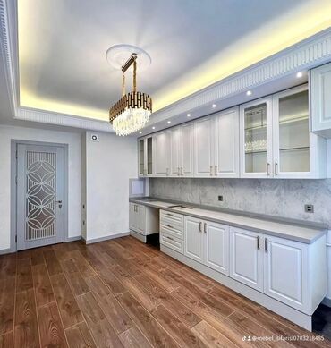 Sifarişlə mətbəx mebeli: Sifarişlə mətbəx dəsti, Özü çəkən petlələr, MDF, Kredit yoxdur, Pulsuz çatdırılma, Rayonlara çatdırılma — 18