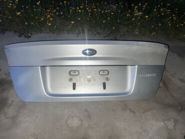 степ богаж: Крышка багажника Subaru 2003 г., Б/у, цвет - Серебристый,Оригинал