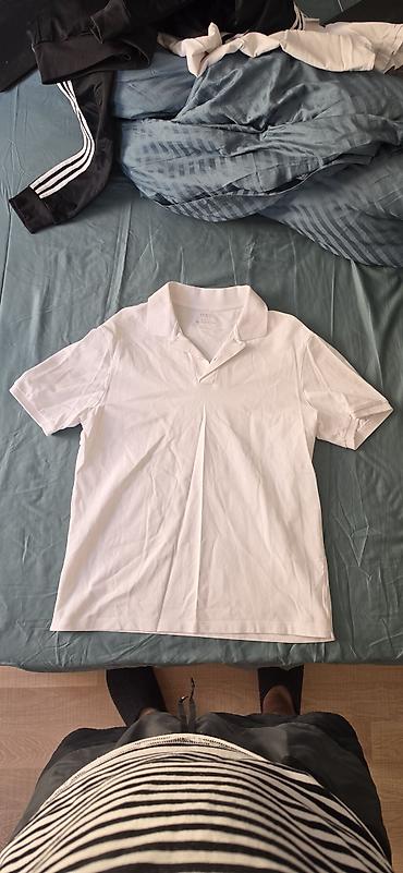 Футболки: Белая мужская футболка-поло M&S Collection. Оригинал. в наличии 3 — 1
