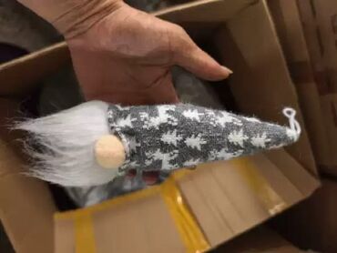 Yeni il oyuncaqları və bəzəkləri: Məhsul: LED işıqlı Yeni il/C̈əngə mücəssəməsi – skandinav cırtdan — 5