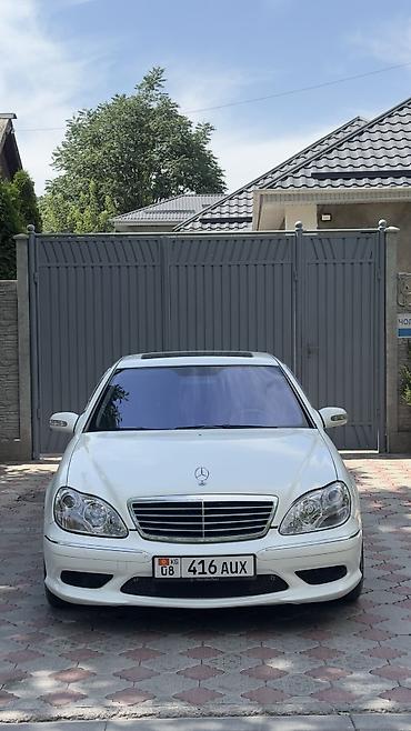 кампрес: Mercedes-Benz S-class AMG: 2003 г., 5.5 л, Автомат, Бензин, Седан — 3