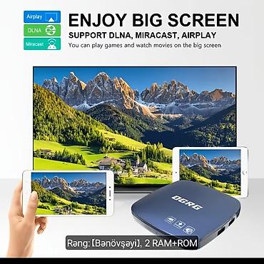iphone 8 plus ekran: Yeni Smart TV boks TV box 4 GB / 64 GB, Android, Ödənişli çatdırılma — 3