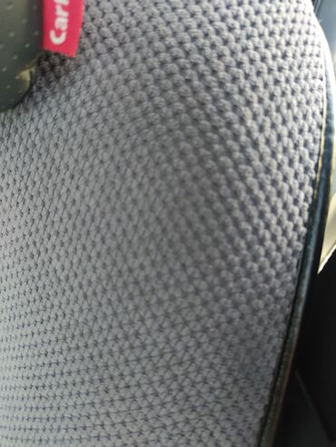 Транспорт: Чехлы Алькантара, С подушкой, цвет - Серый, Universal Seat cover, Самовывоз