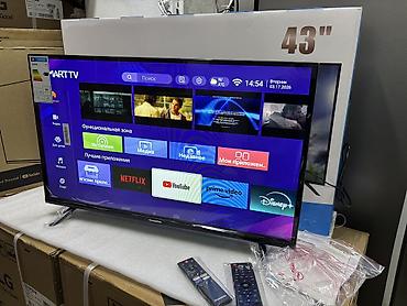 Телевизоры: Телевизор CHANGHONG 43" - Диагональ: 43 дюйма - Смарт‑TV: доступ к — 10