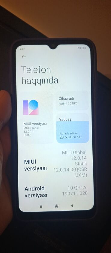 3 simli telefon: Xiaomi Redmi 9C, rəng - Qara, 
 İki sim kartlı, Sensor, Barmaq izi