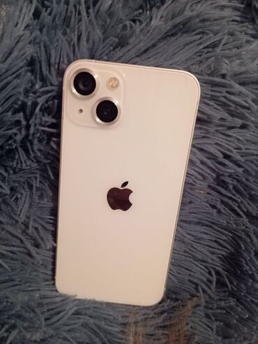 13 айфон бу цена: IPhone 13, Колдонулган, 128 ГБ, Ак, Заряддоочу түзүлүш, Коргоочу айнек, Каптама