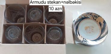 Çay dəstləri və servizlər: Çay dəsti, Şüşə, 6 nəfərlik