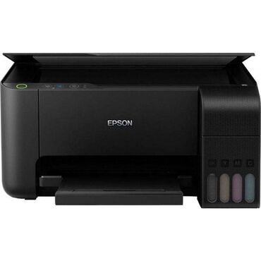 цветные принтеры: МФУ Epson L3150 Компактное МФУ Epson L3150 с фронтальными чернильными
