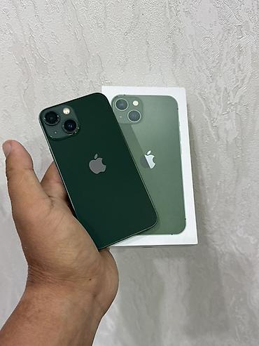 куплю старые фотоаппараты: IPhone 13 mini, Б/у, 512 ГБ, Зеленый, Коробка, 100 % — 1