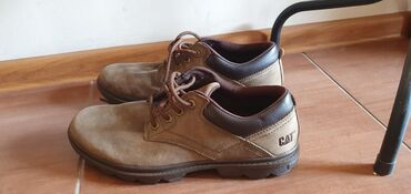 Детская обувь: Ботинки мужские, кожаные, Caterpillar, размер 44-45. Состояние