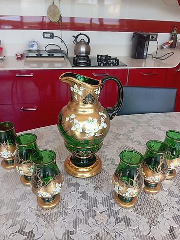 dibcek qablari: Rəng - Yaşıl, Şüşə, 6, 2,5 bucket volume l — 1
