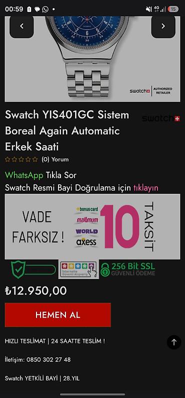 smart saat: Aldigim magazadan Karopkasi Dakumenti götürülmeyib deye ucuz qoyuram — 2