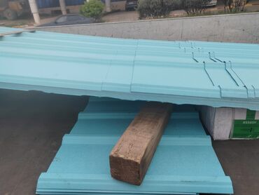 Profnastil: Mavi rəngli profillı dam örtüyü panelləri - Material: Metaldan — 2