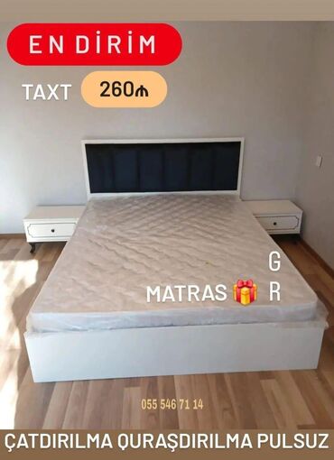 Masa və oturacaq dəstləri: Yeni, İkinəfərlik çarpayı
