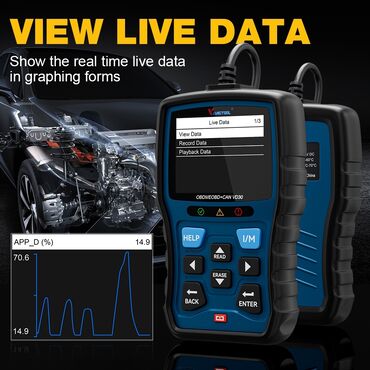 Alati za automobile: VDIAGTOOL VD30 OBD2, OBDII EOBD Scanner DTC Lookup Free Update, Auto — 6