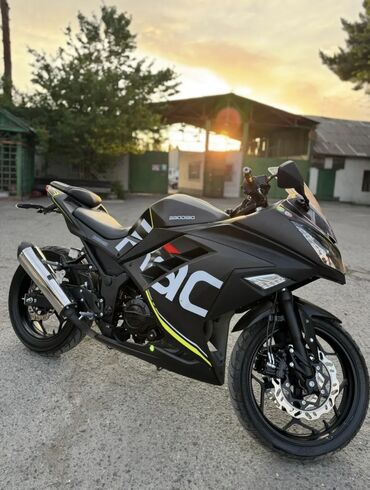 руль для мотоцикла: Спортбайк Kawasaki, 300 куб. см, Бензин, Чоңдор үчүн, Жаңы