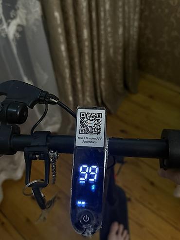 Elektrikli samokatlar: Elektrik skuter – qatlana bilən, ön və arxa işıqlı, LED displeyli - — 3