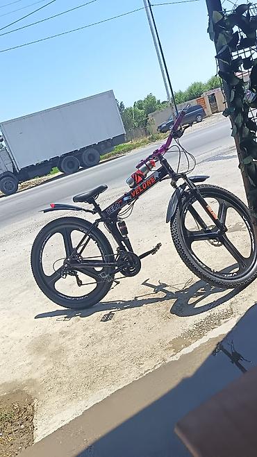 velpsiped: Velone dağ velosipedi - Geniş profilli 26" təkərlər, yelkən formalı — 1