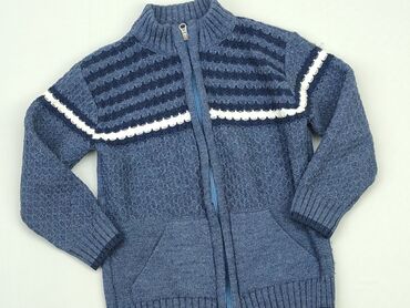 cienki czarny sweterek: Sweterek, 7 lat, 116-122 cm, stan - Dobry