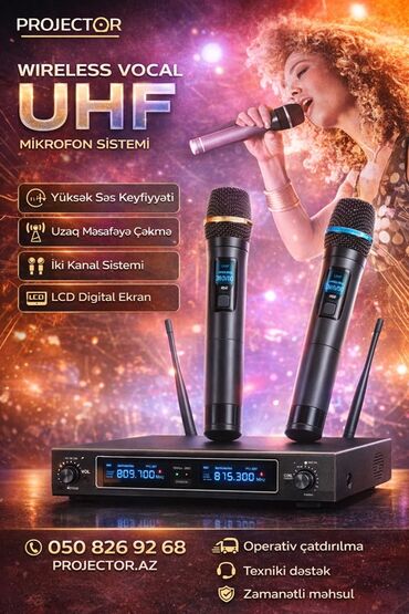 Mikrofonlar: Yeni Radio Mikrofon Ödənişli çatdırılma — 1