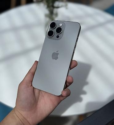 IPhone 17 Pro Max, 256 GB, Natural Titanium, Zəmanət, Simsiz şarj, Face ID