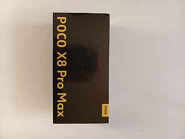 mchose v9 pro: Poco X8 Pro Max, Новый, 512 ГБ, цвет - Черный, 2 SIM, eSIM — 1