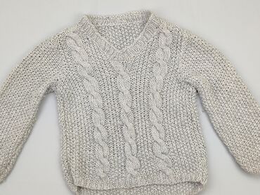 bershka biały sweterek: Sweterek, 4-5 lat, 104-110 cm, stan - Bardzo dobry