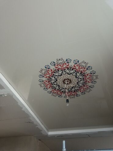 Натяжной потолок: Натяжной потолок Глянцевое, Матовое, 3D потолки Бесплатный замер, Бесплатная консультация, Гарантия — 9