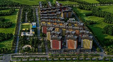Строится, Элитка, 2 комнаты, 71 м²