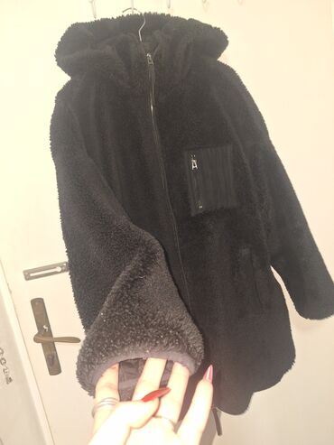 Krzneni kaputi: XS, Sa postavom, bоја - Crna — 15