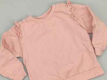 gładka czarna bluzka: Sweatshirt, SinSay, 12-18 months, condition - Very good